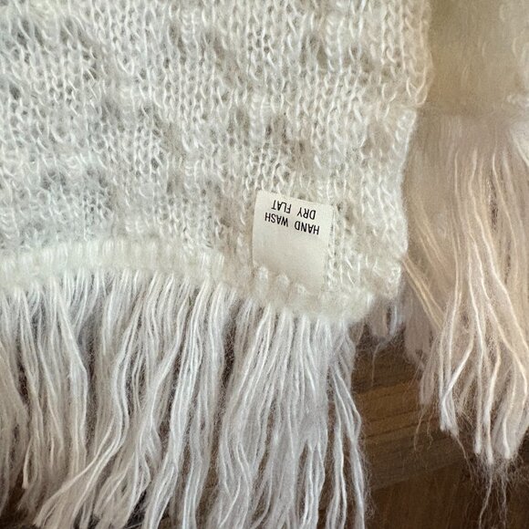 Knit Hat and Scarf with Fringe Set - Picture 4 of 5